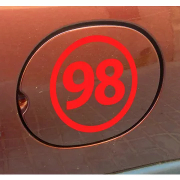 98-as üzemanyag tanksapka matrica