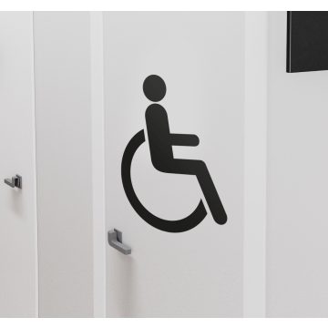 Tolókocsis WC matrica