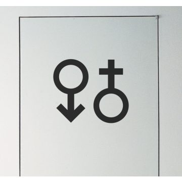 Férfi női piktogram matrica