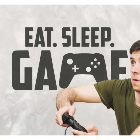 Eat Sleep Game fiús falmatrica