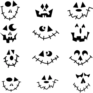Prémium Halloween matrica szett