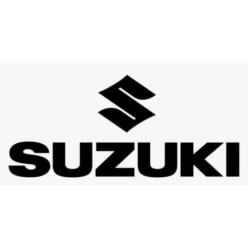 Suzuki logó alatta felirat matrica