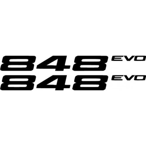 Ducati 848 EVO matrica szett