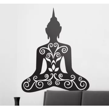 Buddha spirituális matrica