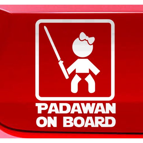 Padawan on Board matrica