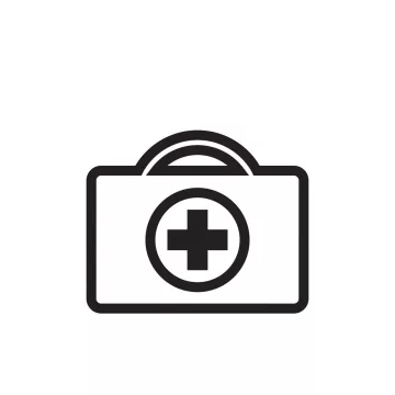 Elsősegélydoboz piktogram matrica