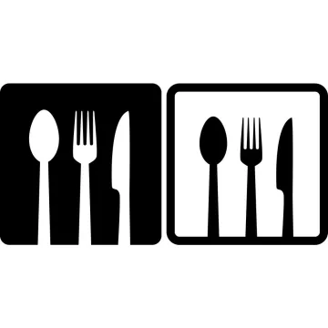 Étterem jelzés matrica