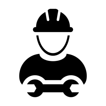 Szerelő ember piktogram matrica