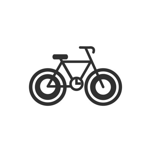 Kerékpár piktogram matrica