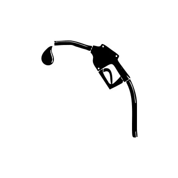 Benzinkút piktogram matrica