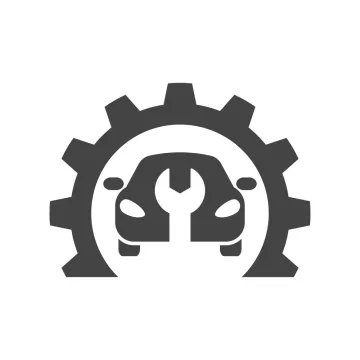 Autó szerviz piktogram matrica