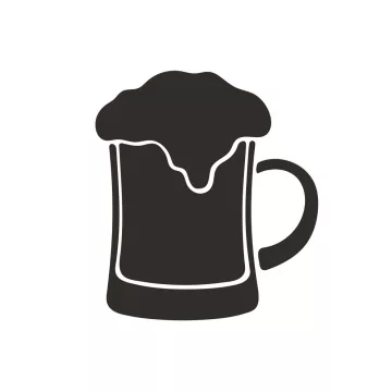 Söröző piktogram matrica