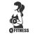 Fitness piktogram matrica