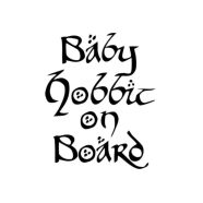 Baby Hobbit on Board matrica