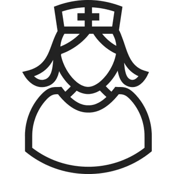 Nővér piktogram matrica