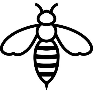 Méh piktogram matrica