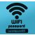 Egyedi jelszavas Wifi matrica 