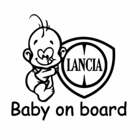 Lancia Baby on board matrica