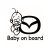 Prémium Mazda Baby on board matrica