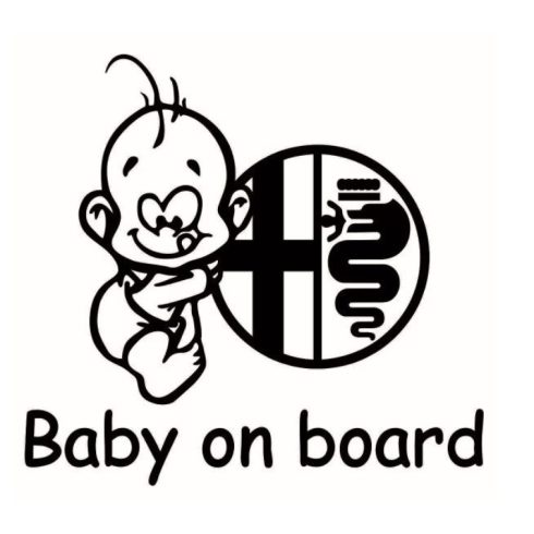 Alfa Romeo Baby on board matrica