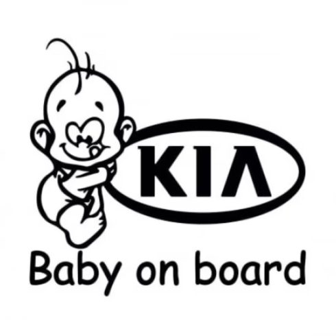 KIA Baby on board matrica