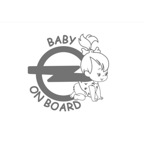 Opel Enikő Baby on board matrica