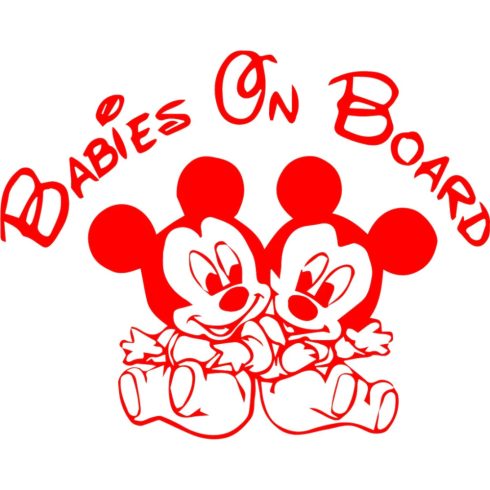 Babies on Board Disney matrica