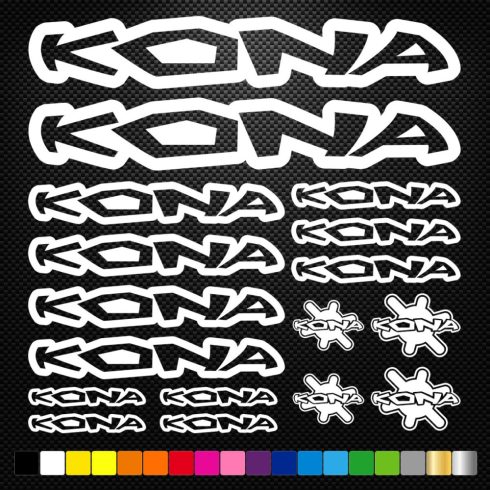 KONA BMX matrica készlet