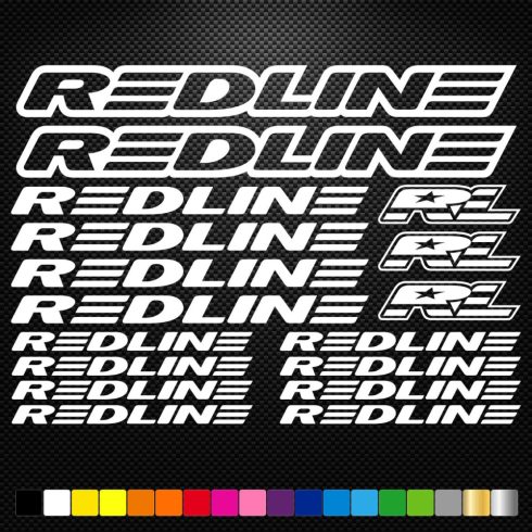 Redline BMX matrica készlet