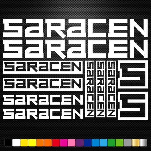 Saracen BMX matrica készlet