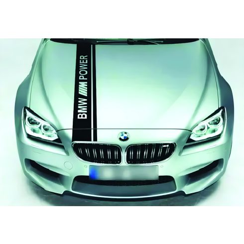 BMW M Power motorháztető matrica 135 cm