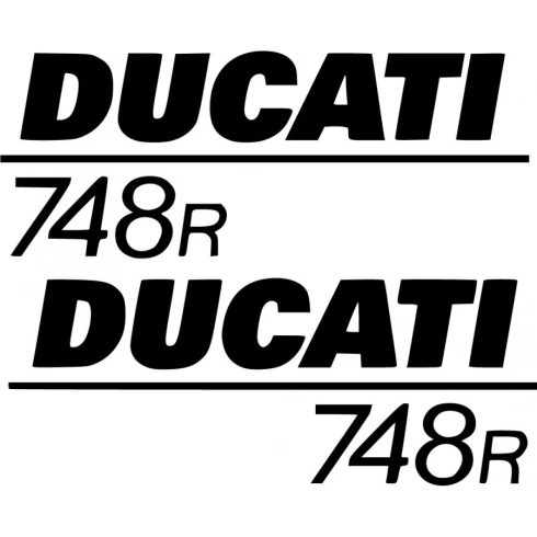 Prémium Ducati 748R matrica készlet