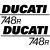 Prémium Ducati 748R matrica készlet