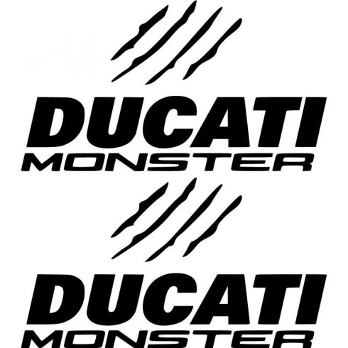 Ducati monster matrica készlet karmokkal