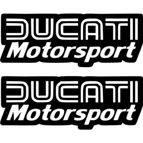 Ducati motorsport matrica készlet