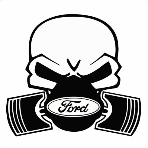 Ford gázmaszk prémium matrica