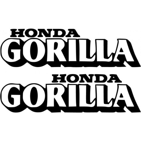 Honda Gorilla matrica készlet