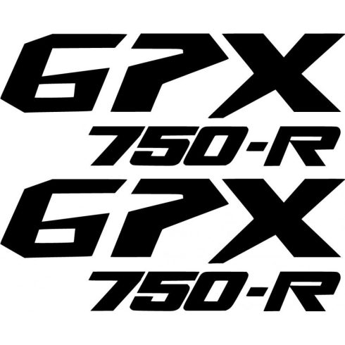 Kawasaki GPX 750-R matrica készlet