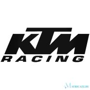 KTM Racing "1" bicikli matrica