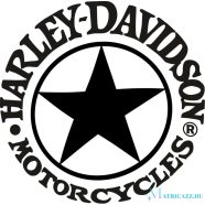 Harley-Davidson csillag matrica