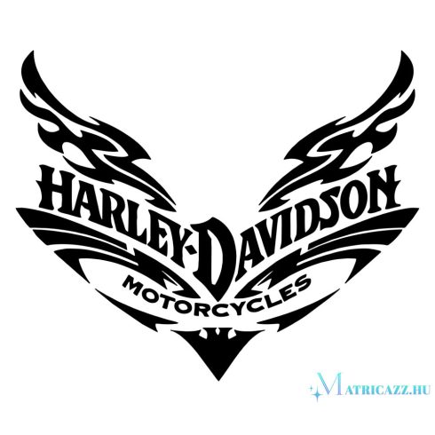Harley szárnyak matrica