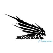 Honda halálfej szárny matrica