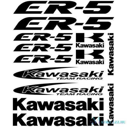 Kawasaki ER-5 matrica szett