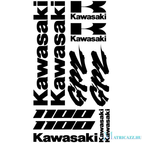 Kawasaki GPZ 1100 matrica szett