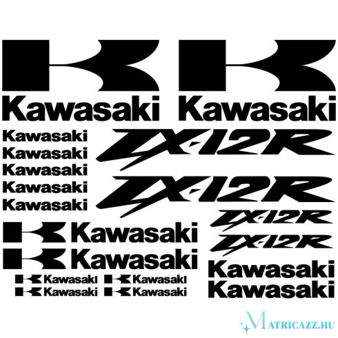 Kawasaki ZX 12R matrica szett