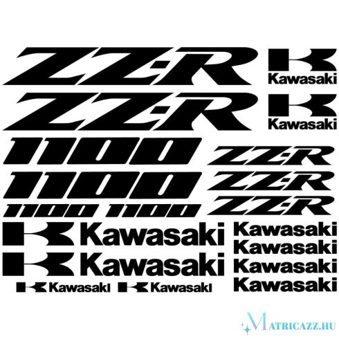 Kawasaki ZZR1100 matrica szett