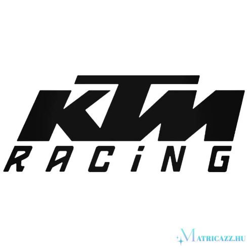 KTM Racing felirat matrica