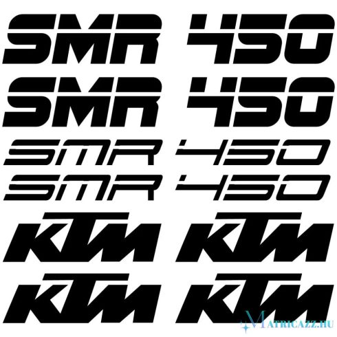 KTM SMR 450 matrica szett