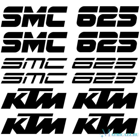 KTM SMC 625 matrica szett