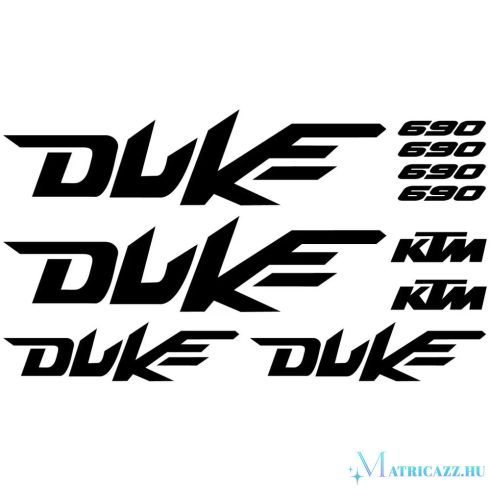 KTM 690 Duke matrica szett